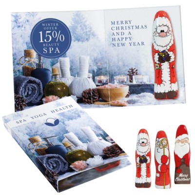 Picture of SWEETS WRAP with Standard Content, Mini Chocolate Father Christmas Santa