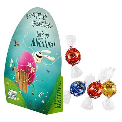 Picture of OUTLINE-BOX EGG with Lindt Lindor Truffles.