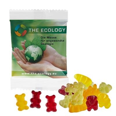 Picture of ORGANIC FRUIT GUM BEARS in a Compostable Bag