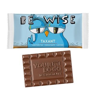 Picture of CUSTOMISED CHOCOLATE BAR L in Paper Flowpack