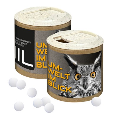 Picture of PAPER PROMO TIN with Stevia* Peppermint Pastilles