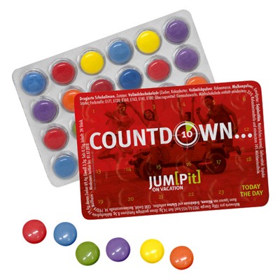 Picture of SMALLEST EVENT CALENDAR in the World with 24 Chocolate Lentils
