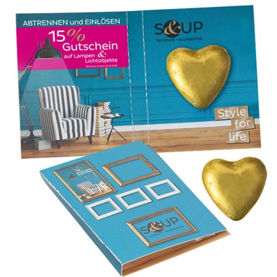 Picture of SWEETS WRAP with Chocolate Heart Standard Motif