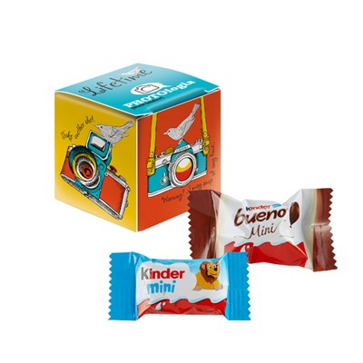 Picture of MINI PROMO-CUBE with Kinder Chocolate Mini & Kinder Bueno Mini