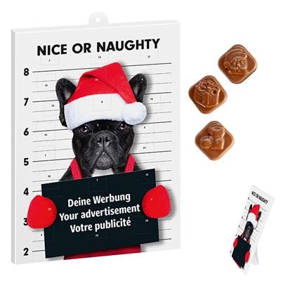 Picture of CLASSIC WALL AND TABLE ADVENT CALENDAR – PERSONALISABLE STANDARD MOTIF