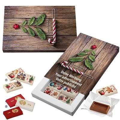 Picture of CHOCO-NAPS SLIPCASE ADVENT CALENDAR – PERSONALISABLE STANDARD MOTIF