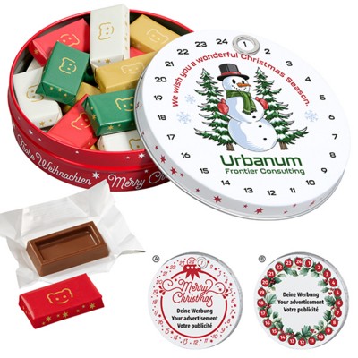 Picture of MAGNETIC TIN ADVENT CALENDAR with Choco Company Naps