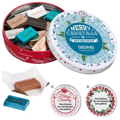 Picture of MAGNETIC TIN ADVENT CALENDAR with Lindt Naps