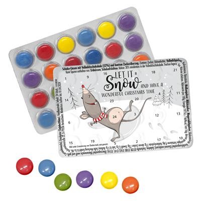 Picture of THE WORLD'S SMALLEST (ADVENT) CALENDAR with Standard Motifs & Chocolate Lentils