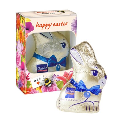 Picture of GUBOR EASTER BUNNY RABBIT in Promotional Cardboard Card Box