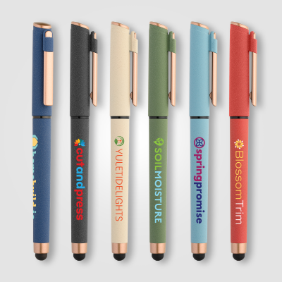 Picture of YORK RECYCLED PLASTIC BRONZE TRIM GEL PEN