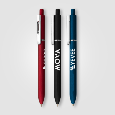 Picture of LARK RECYCLED PLASTIC RETRACTABLE FIDGET CLIP PEN