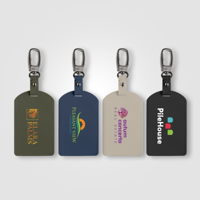 Picture of MALMÖ RECYCLED METAL CARABINER LUGGAGE TAG - 6