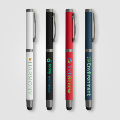 Picture of BOWIE RECYCLED ALUMINIUM METAL STYLUS GEL PEN