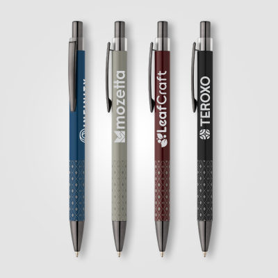 Picture of NORIN RECYCLED ALUMINIUM METAL PRINTED GRIP PEN