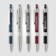 Picture of ADORN RECYCLED ALUMINIUM METAL SILVER CHROME TRIM STYLUS PEN