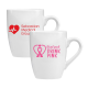 Picture of BISTRO - 415 ML CERAMIC POTTERY MUG - WHITE