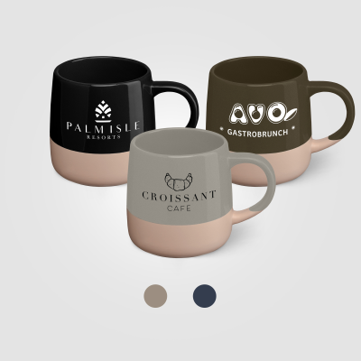 Picture of ATLAS CERAMIC POTTERY COLOUR CUBE BLOCK MUG - 445 ML.