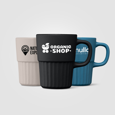 Picture of MAJESTY CERAMIC POTTERY MATTE FINISH FLUTED MUG - 445 ML