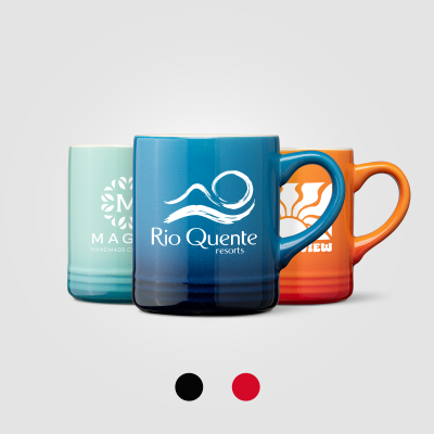 Picture of CORIN CERAMIC POTTERY OMBRE SILHOUETTE MUG - 355 ML