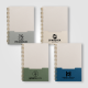 Picture of LINO FSC PAPER SPIRAL BINDING VERTICAL POCKET NOTE BOOK - A5