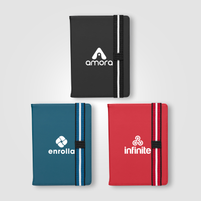 Picture of NEWPORT RECYCLED CHEVRON REFILLABLE JOURNAL - A5