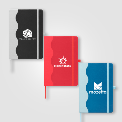 Picture of GRETE RECYCLED WAVE PATTERN JOURNAL - A5