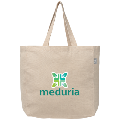 Picture of TORONTO - 225 GSM RECYCLED COTTON SHOPPER TOTE BAG.
