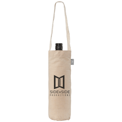 Picture of RECYCLED 180 GSM COTTON WINE BAG