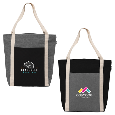 Picture of SPUN - RECYCLED COTTON BLEND TOTE BAG.