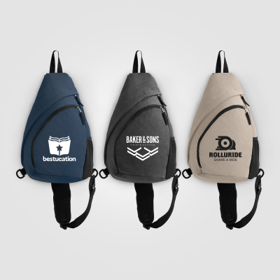 Picture of HELSINKI RPET NYLON ADJUSTABLE STRAP SLING BAG - 15 L