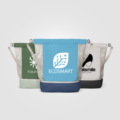 Picture of NERI RECYCLED MESH DRAWSTRING BAG - 34L