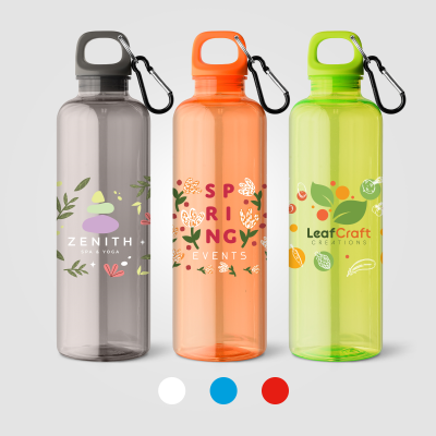 Picture of DOLI RPET CARABINER CLIP SCREW-TOP BICYCLE BOTTLE – 740 ML