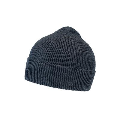 Picture of TURN UP MERINO BEANIE HAT 3090 in Grey