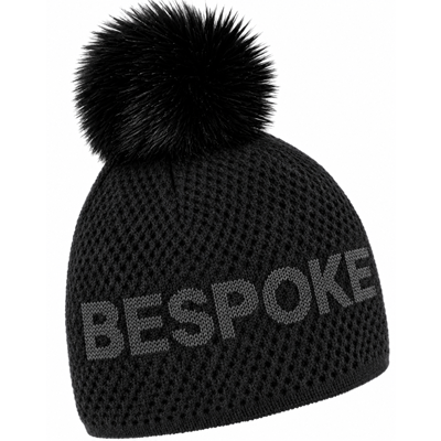 Picture of DOT KNIT BREATHABLE BOBBLE HAT with Integrated Branding & Faux Fur Bobble