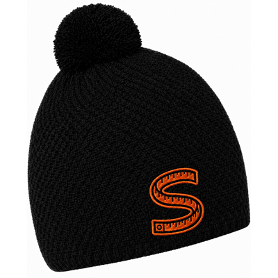 Picture of SEEDS KNIT FLEECE LINED BOBBLE HAT with Logo Patch or Embroidery