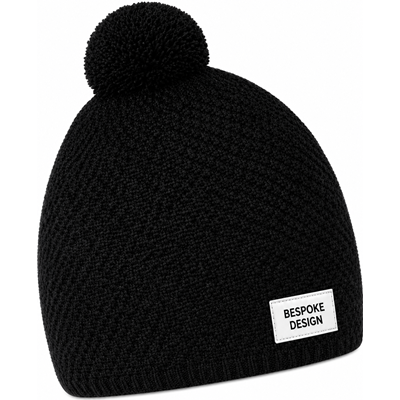 Picture of SEEDS KNIT FLEECE LINED BOBBLE HAT with Woven Label