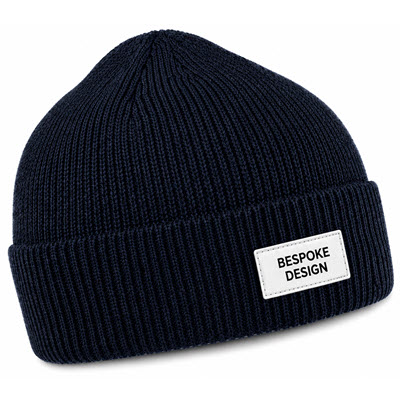 Picture of TURN UP MERINO BEANIE HAT 3090 with Woven Label