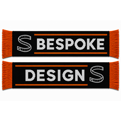 Picture of FULLY CUSTOMISED 3 COLOUR FULL JACQUARD KNIT SCARF