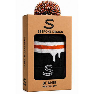 Picture of CUSTOM BEANIE HAT in Gift Box