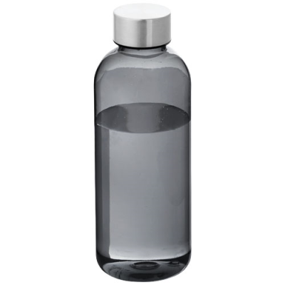 Picture of SPRING 600 ML TRITAN™ WATER BOTTLE in Clear Transparent Black.