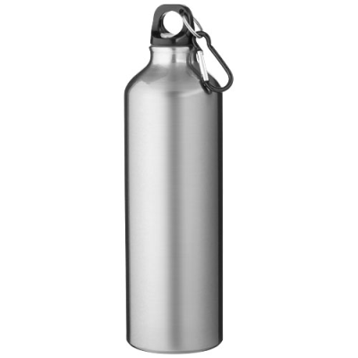 Picture of OREGON 770 ML ALUMINIUM METAL WATER BOTTLE with Carabiner in Silver