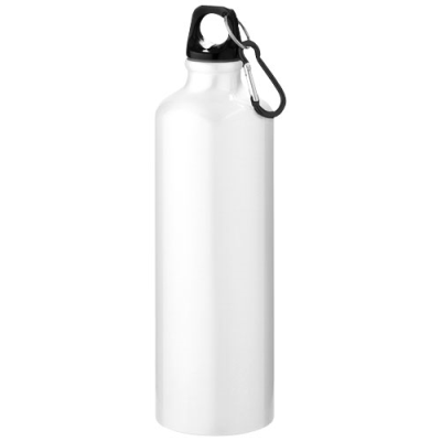 Picture of OREGON 770 ML ALUMINIUM METAL WATER BOTTLE with Carabiner in White
