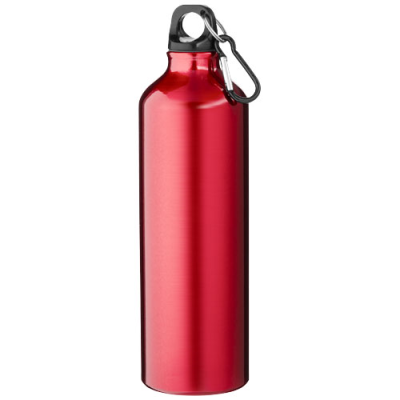 Picture of OREGON 770 ML ALUMINIUM METAL WATER BOTTLE with Carabiner in Red