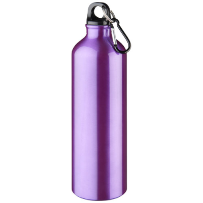 Picture of OREGON 770 ML ALUMINIUM METAL WATER BOTTLE with Carabiner in Purple