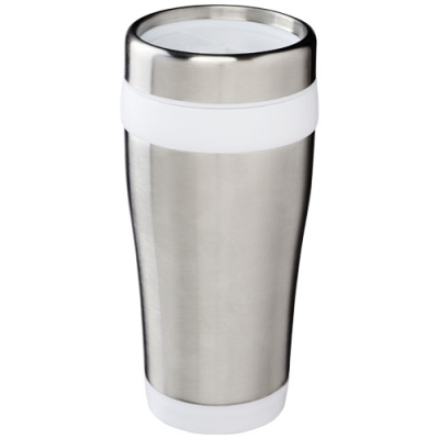 Picture of ELWOOD 410 ML THERMAL INSULATED TUMBLER in Silver & White