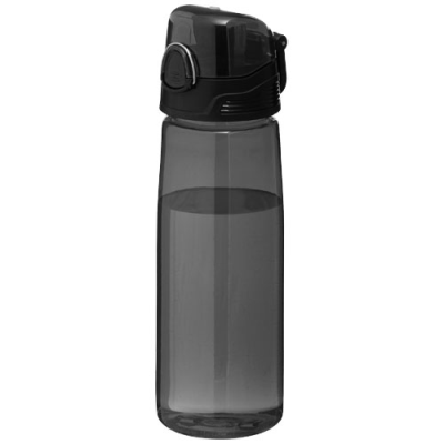 Picture of CAPRI 700 ML SPORTS BOTTLE in Clear Transparent Black.