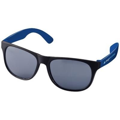 Picture of RETRO DUO-TONE SUNGLASSES in Blue-black Solid