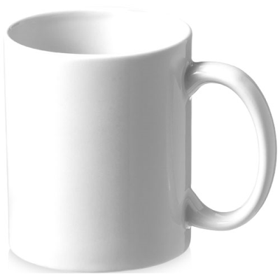 Picture of BAHIA 330 ML CERAMIC POTTERY MUG in White Solid