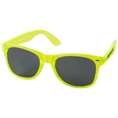 Picture of SUN RAY SUNGLASSES with Crystal Frame in Lime